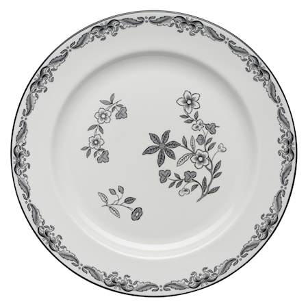 Ostindia Svart tallrik 27 cm
