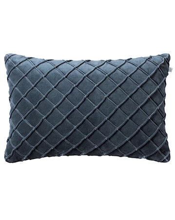 Deva Kuddfodral Velvet Havsblå 40x60cm