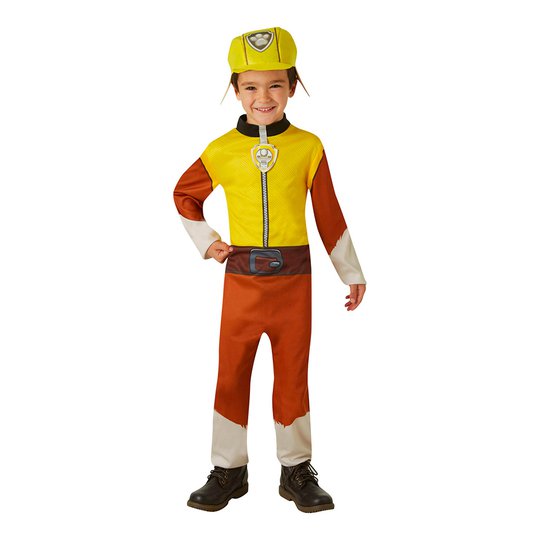 Paw Patrol Rubble Barn Maskeraddräkt - X-Small