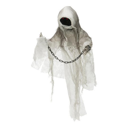 Spöke Vitt med Kedja Prop