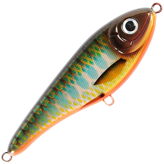 Strike Pro Buster Jerk Shallow Runner 15 cm jerkki Green