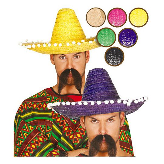Sombrero Färgad - Lila/Blå