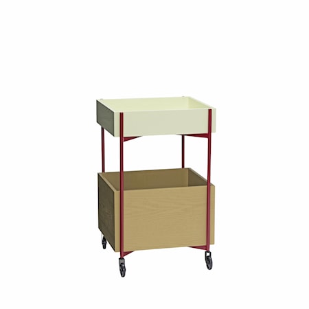 Fresh Rullvagn 68 cm Khaki/Burgundy