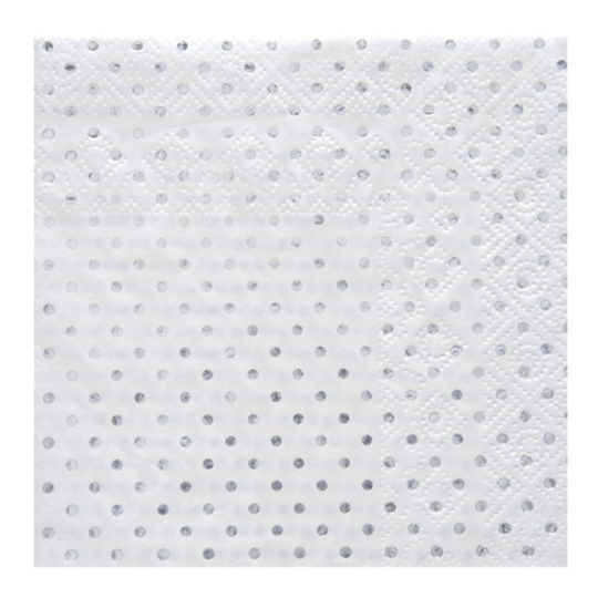Servetter Silver/Prickiga - 20-pack