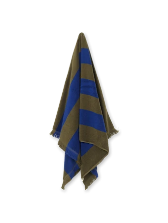 Alee Badhandduk 70x140 cm Olive/Bright Blue