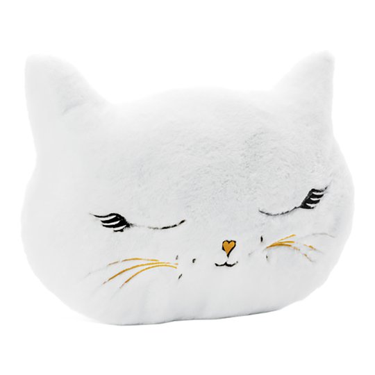 Kudde Katt Vit
