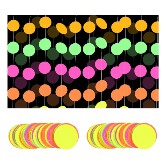 Cirklar UV Neon Girlang