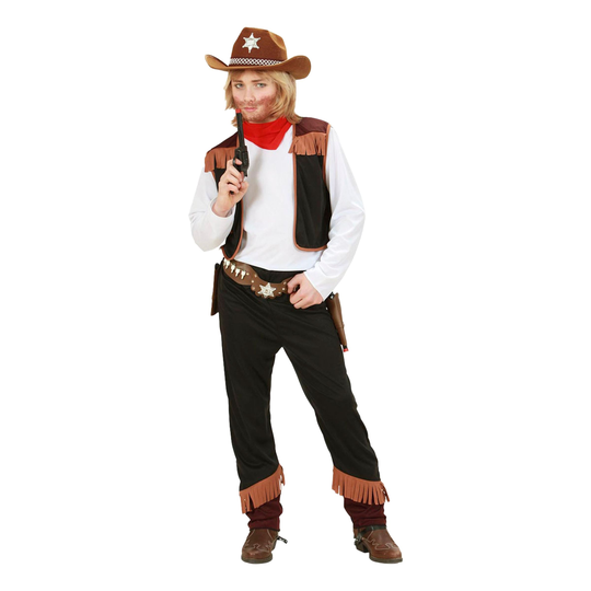 Cowboy Barn Maskeraddräkt - Large