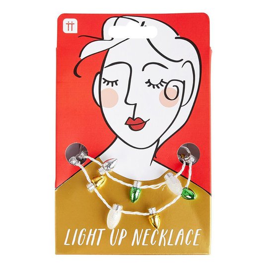 Julhalsband med LED-lampor