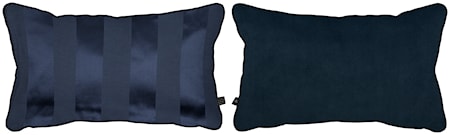 Atelier Kudde 50 x 30 cm Satin midnight/Mörkblå