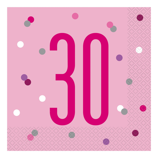 Papperservetter Siffra Rosa - Siffra 30