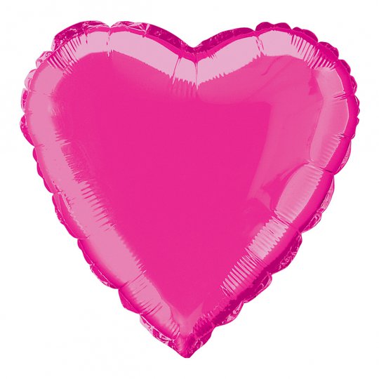 Folieballong Rosa Hjärta