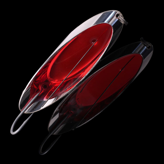 Norolan Pike Spoon 12 g skeddrag Silver/Red