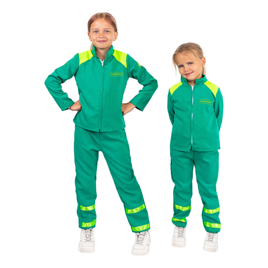 Ambulanssjuksköterska Barn Maskeraddräkt - Small