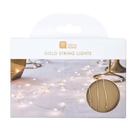 LED-Slinga Guld/Vit
