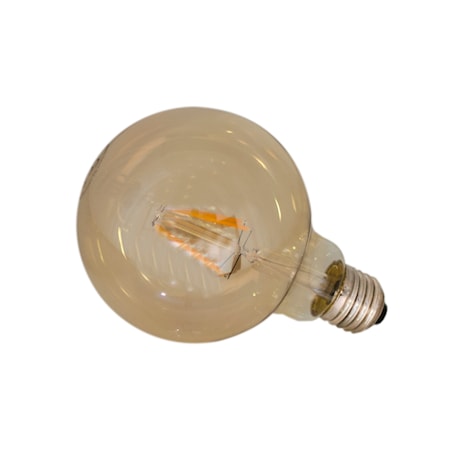 Glödlampa LED dimbar E27 Ø9,5 cm
