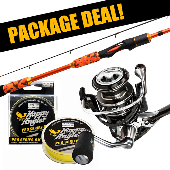 Patriot Fireball Xtreme Perch + Okuma ITX haspelset med flätlina
