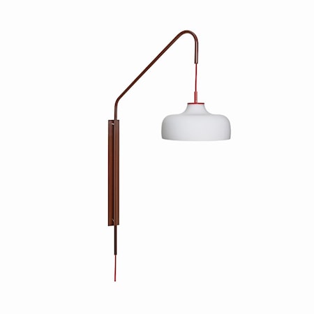 Current Vägglampa 111 cm Röd/Maroon