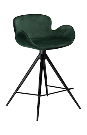 Barstol Gaia 87 cm Velour - Emerald Grön