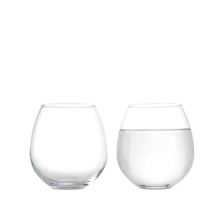 Premium Vattenglas 52 cl klar 2 st