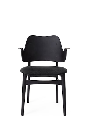 Gesture Stol S Anthracite Svartlackad Bok