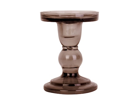 Glas Art Ljusstake Medium Brun