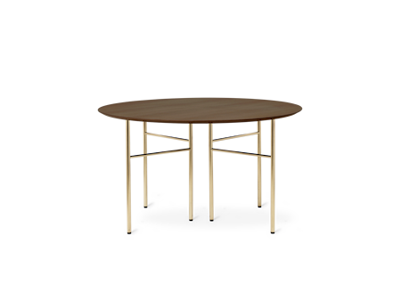 Mingle Bordsskiva Rund 130 cm Valnöt Faner