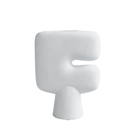 Tribal Vas Big 45 cm Bone White