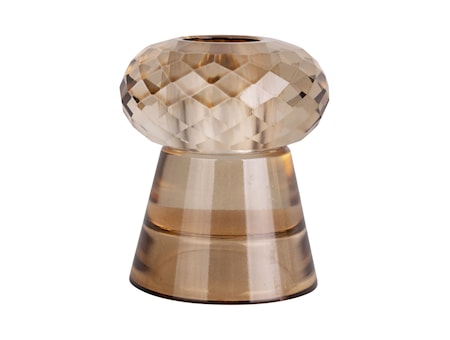 Crystal Art Duo Ljusstake Small Beige