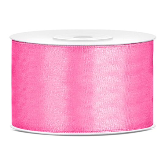 Satinband Rosa - 38 mm x 25 m