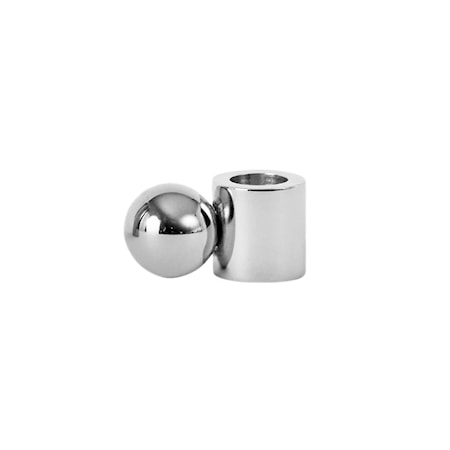 Palloa Ljusstake Låg Silver