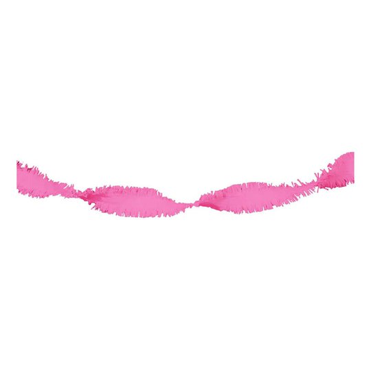 Pappersgirlang Crepe Rosa