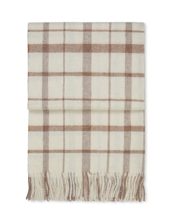 Tweed Pläd Beige