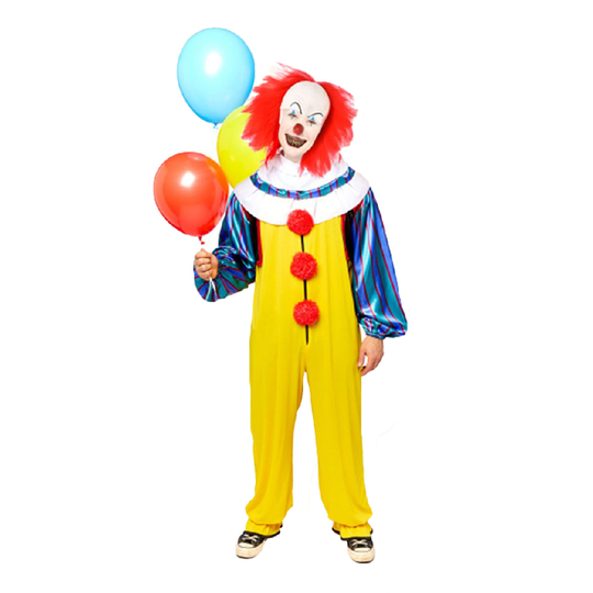 Clownen IT Klassisk Maskeraddräkt - Large
