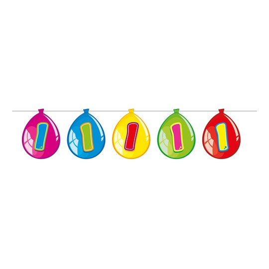 Girlang Ballonger 1-årskalas