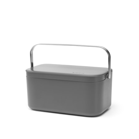 Restavfallshink Mörk Grå