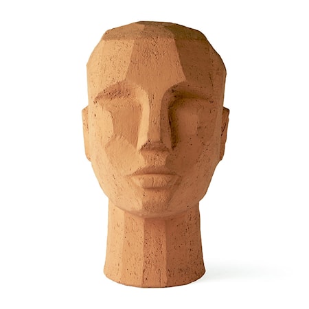 Abstract Huvudskulpturhead Terracotta