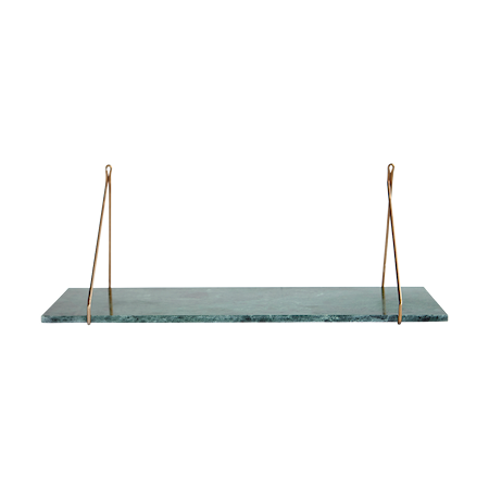 Marble Hylla Grön Marmor 24x70cm