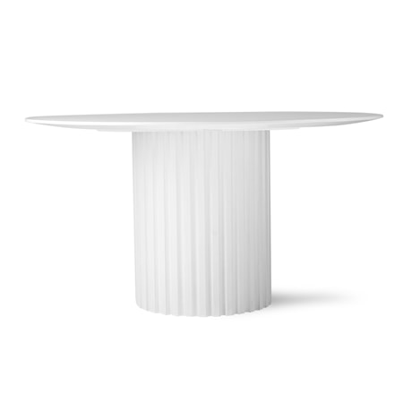 Pillar Matbord Rund White