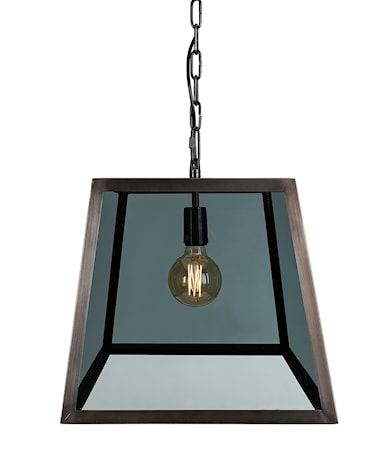 BIG CITY Ceiling lamp Iron Smokey glass (HP)