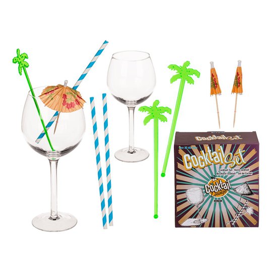 Cocktailset Glas