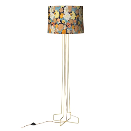 DORIS for HKLIVING: Golvlampa Metalltråd Mässing