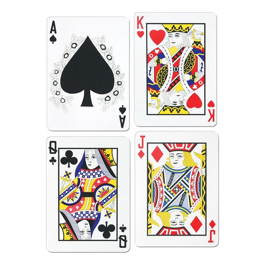 Cutouts Spelkort - 4-pack