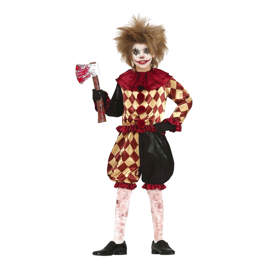 Clown Halloween Barn Maskeraddräkt - Medium