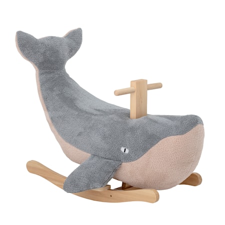 Moby Rocking Toy, Whale, Blue, Polyester