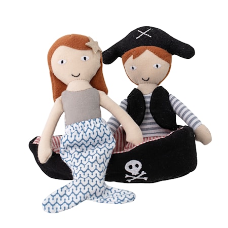 Kate & Jonah Soft Toy, Multi-color, Cotton