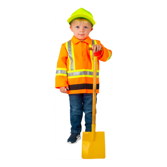 Byggarbetare Toddler Maskeraddräkt - Small