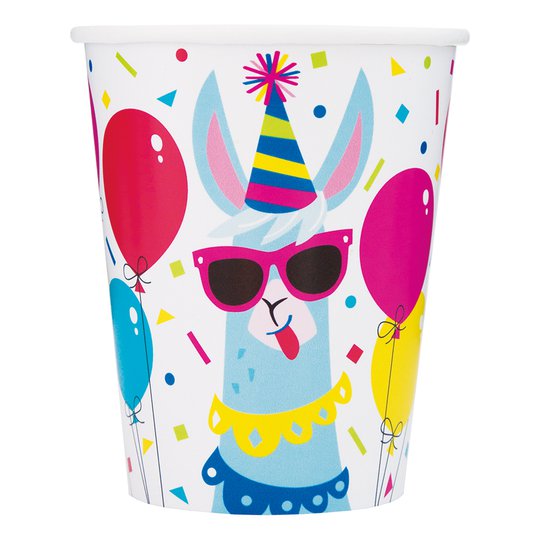 Pappersmuggar Llama Birthday Party - 8-pack