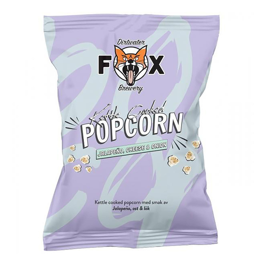 Dirtwater Fox Popcorn Jalapeno Cheese & Onion - 65 gram
