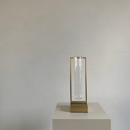 Tate Mini Vas Glas & Mässing